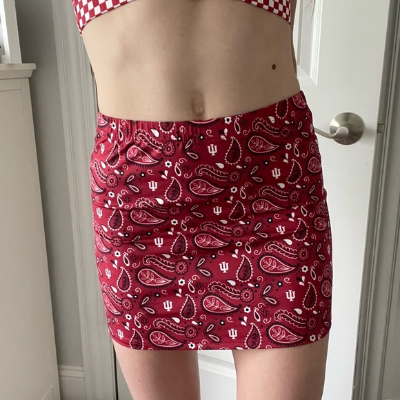 Indiana University Printed Mini Skirt - Picture 4 of 5